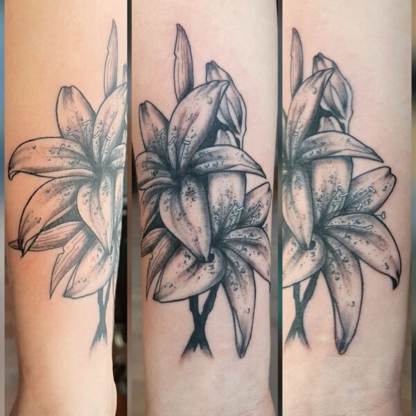 Stan Baxter Flower Tattoo